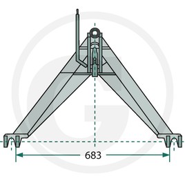Nosný trojúhelník do 1200 kg