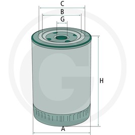 Filtr hydraulického/převodového oleje