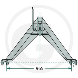 Nosný trojúhelník do 1800 kg